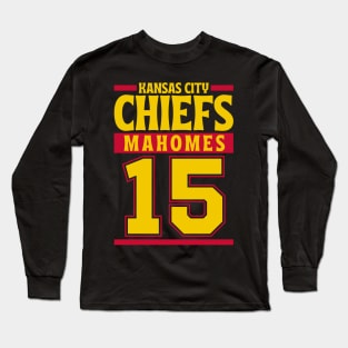 Kansas City Chiefs Mahomes 15 American Football Team Long Sleeve T-Shirt